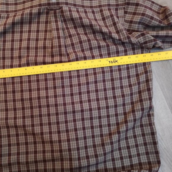 Columbia Men's Size XL Brown & Beige XEO Loose Fit Dress / Casual Shirt - Picture 7 of 7